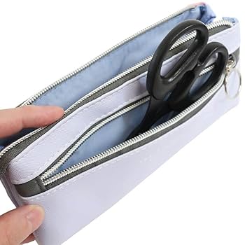 Amazon.co.jp: 筆箱[三角2ルーム ペンケース]ノスタルジックな