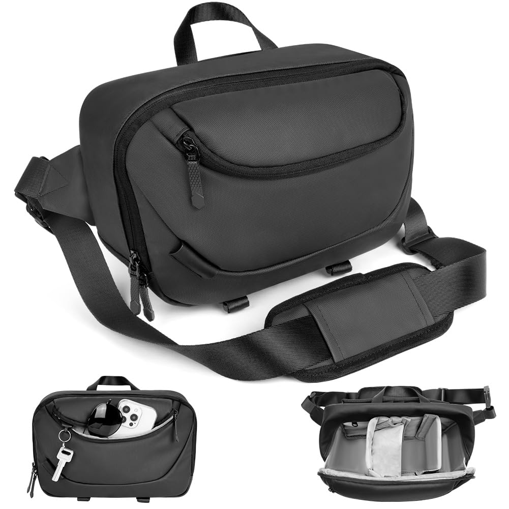 Flintronic Borsa Fotocamera, Impermeabile Antiurto Custodia per Fotocamera Obiettivo, Cinghia Regolabile, Fodera Morbida e Soffice, Leggero Borsa Fotografica, SLR DSLR Obiettivi & Accessori-32*20*13cm