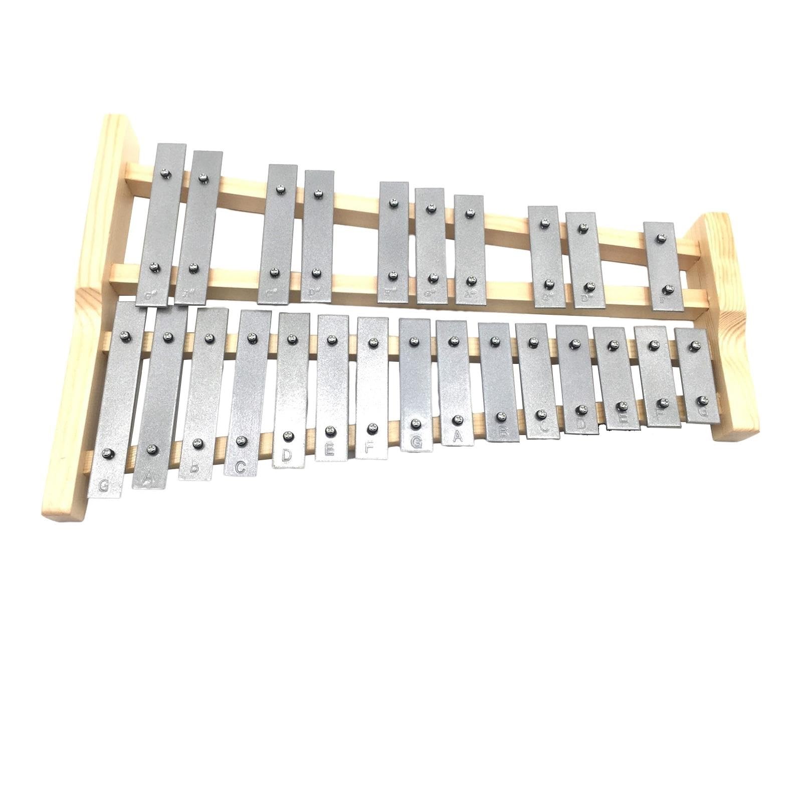 xilófono Xilófono para Adultos Profesional 25 Teclas Glockenspiel Instrumento De Percusión Musical Educativo Sintonizado Glockenspiel