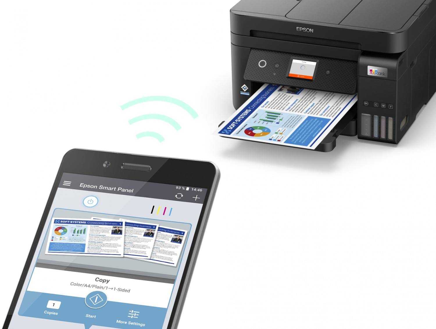 EcoTank ET-4850 A4 Impresora multifunción de depósito de Tinta Wi-Fi, con hasta 3 años de Tinta incluidos