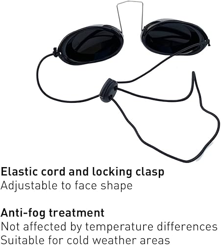 Miniatura 4 de Gafas protectoras pacientes de belleza para IPL, láser, LED, tratamiento de lámpara UV, sin bloqueo de luz, transparente