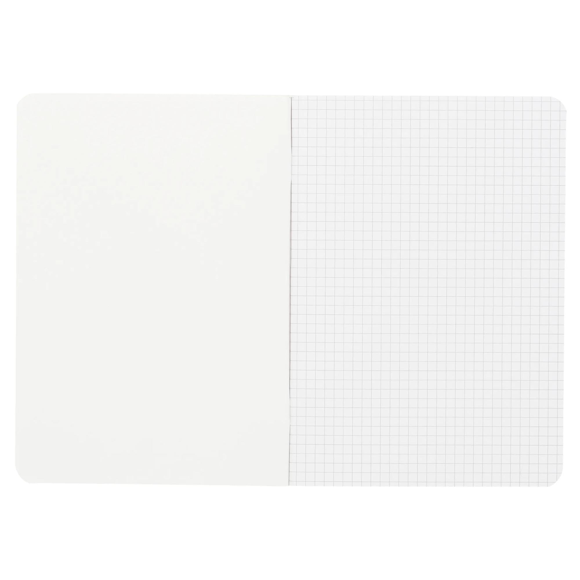 Rhodia 119181Cpack, Set of 10 White Staplebound Notebooks, A5, Small Squares, 96 pages, 80 gsm White paper, Waterproof - Image 2
