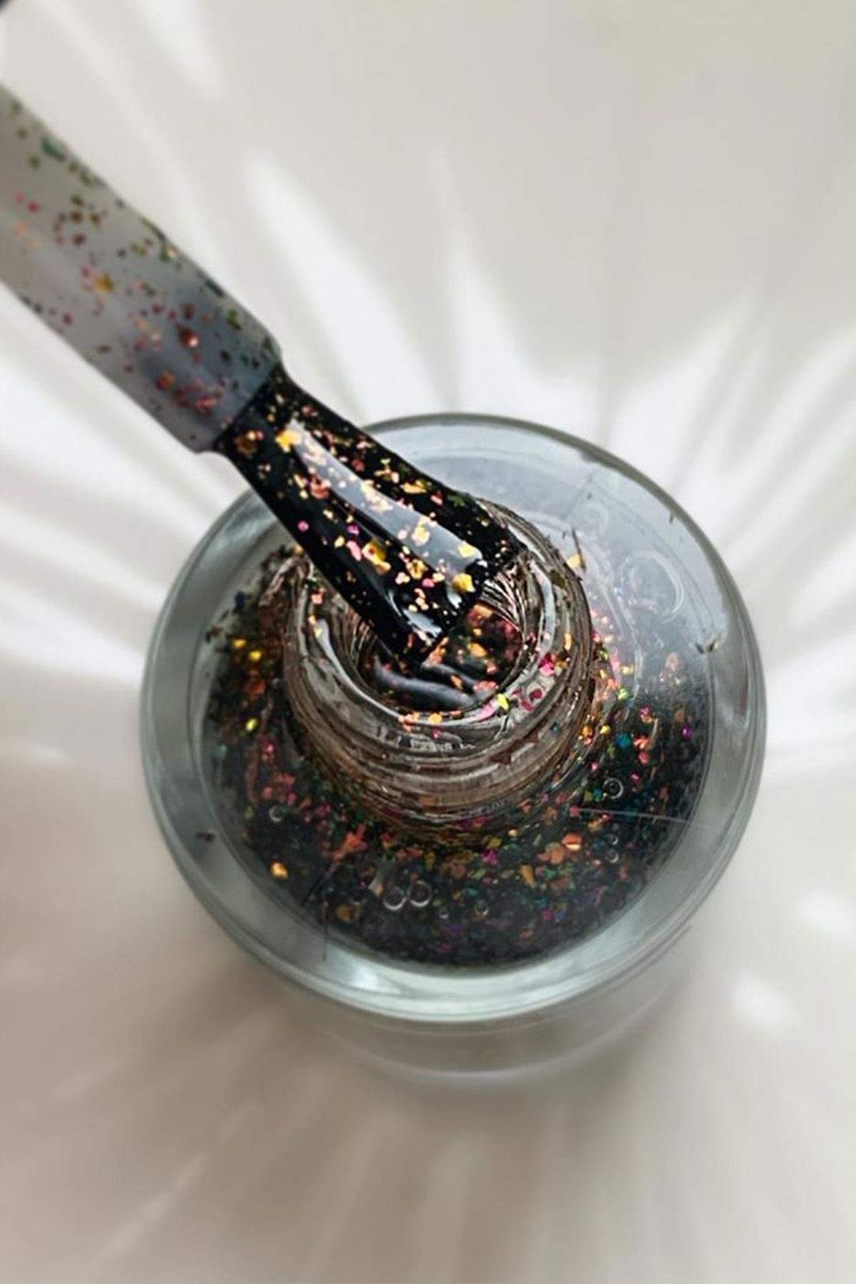 Mara Kozmetik Flakies Nail Polish Oje Red - Gold - Green