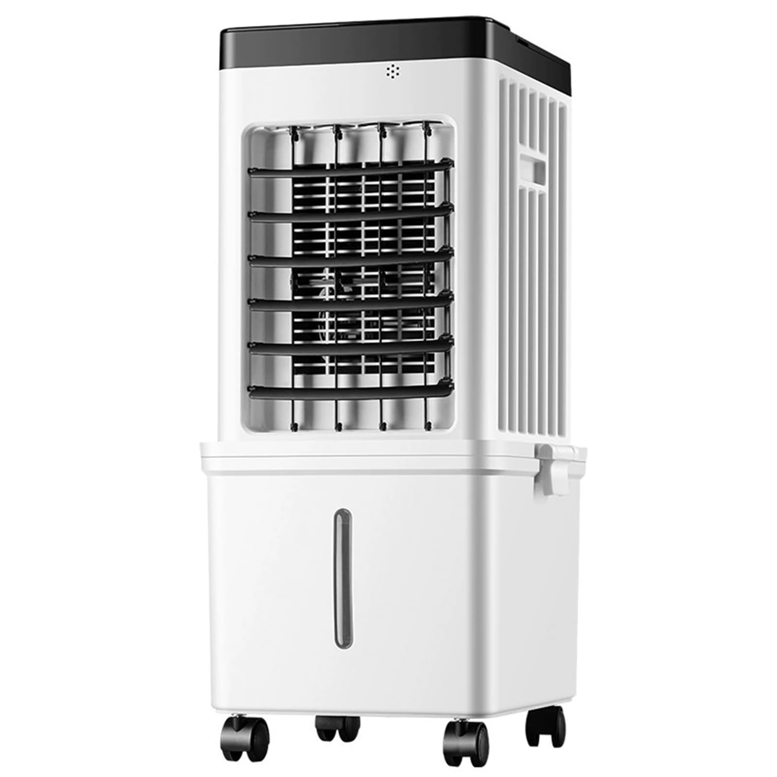 Vituord 15l Portable Air Cooler, Evaporative Air Conditioning Fan, Ventless Chiller, 3 Speed And 7.5-hour Timer Adjustment, With Remote Control, Wheels, For Home Office & Bedroom
