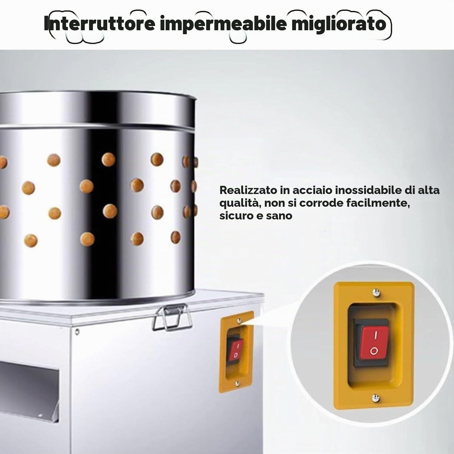 Spiumatrici per polli,Spennatrici per polli in Acciaio Inossidabile,Spennatrici per Piccoli Uccelli,Spumatrici Automatiche per polli,per Uccelli di quaglia