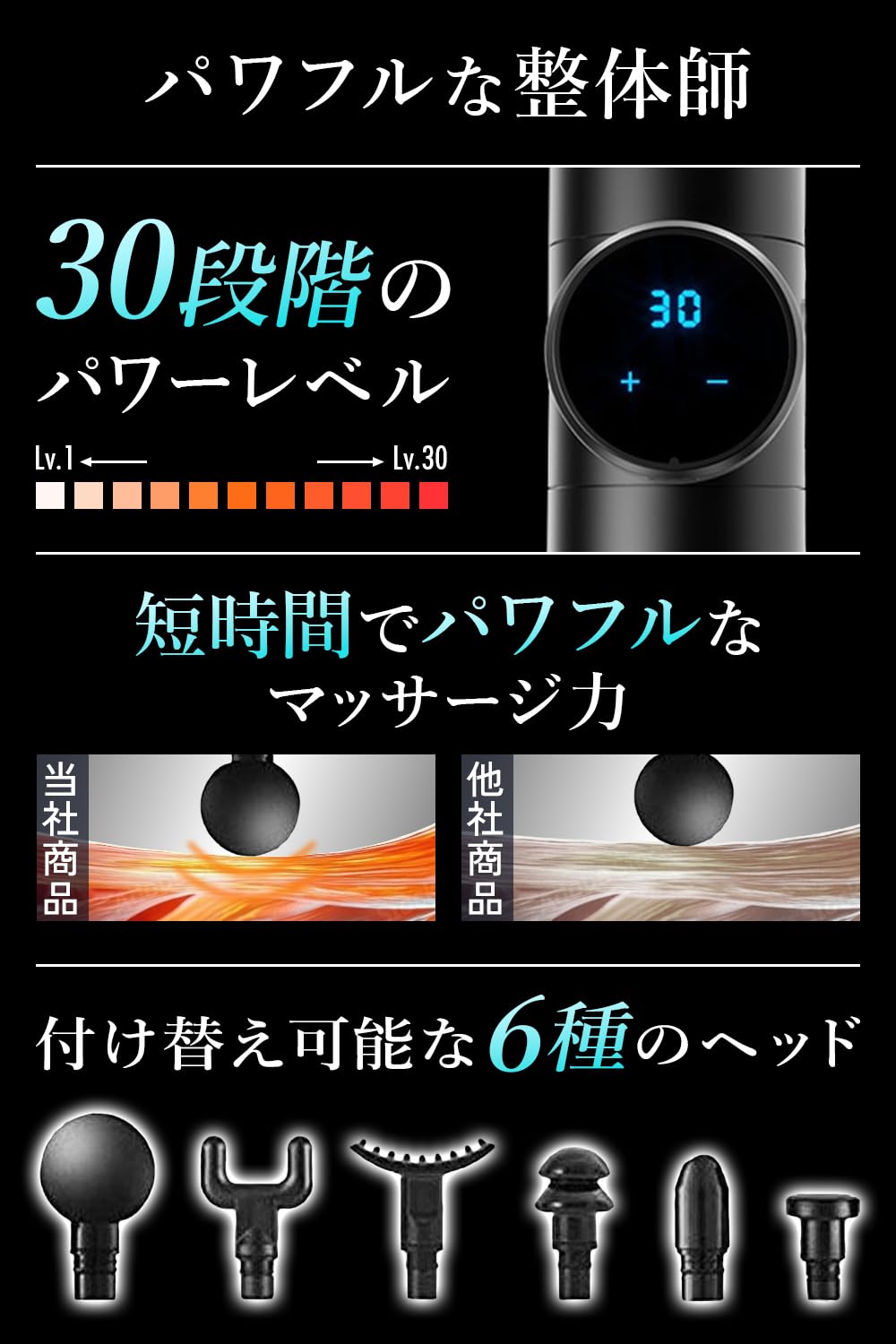 Amazon | 【2026版新モデル】 筋膜リリースガン マッサージガン (整体