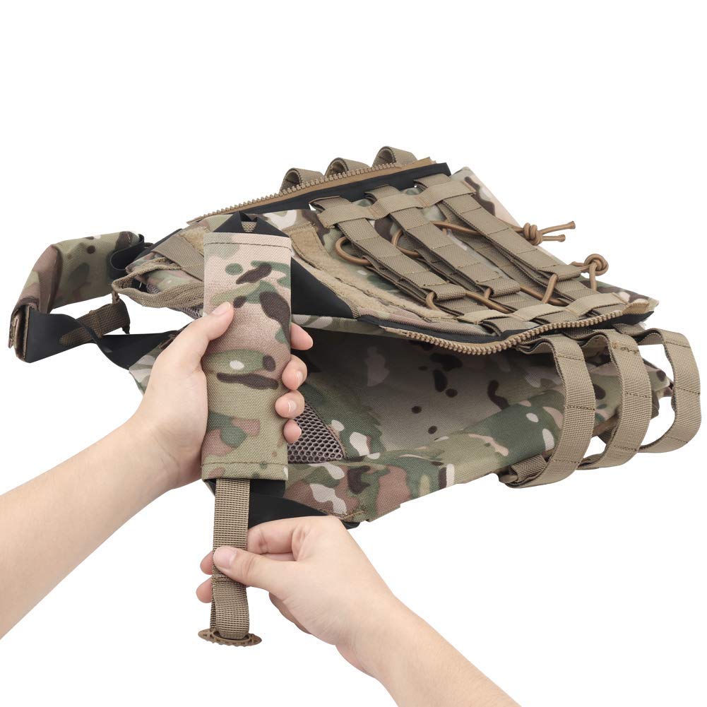 Gilet Airsoft/Paintball Modulaire MOLLE – Léger, Respirant, Avec Sangles Réglables Pour Jeux, Chasse Et Pêche