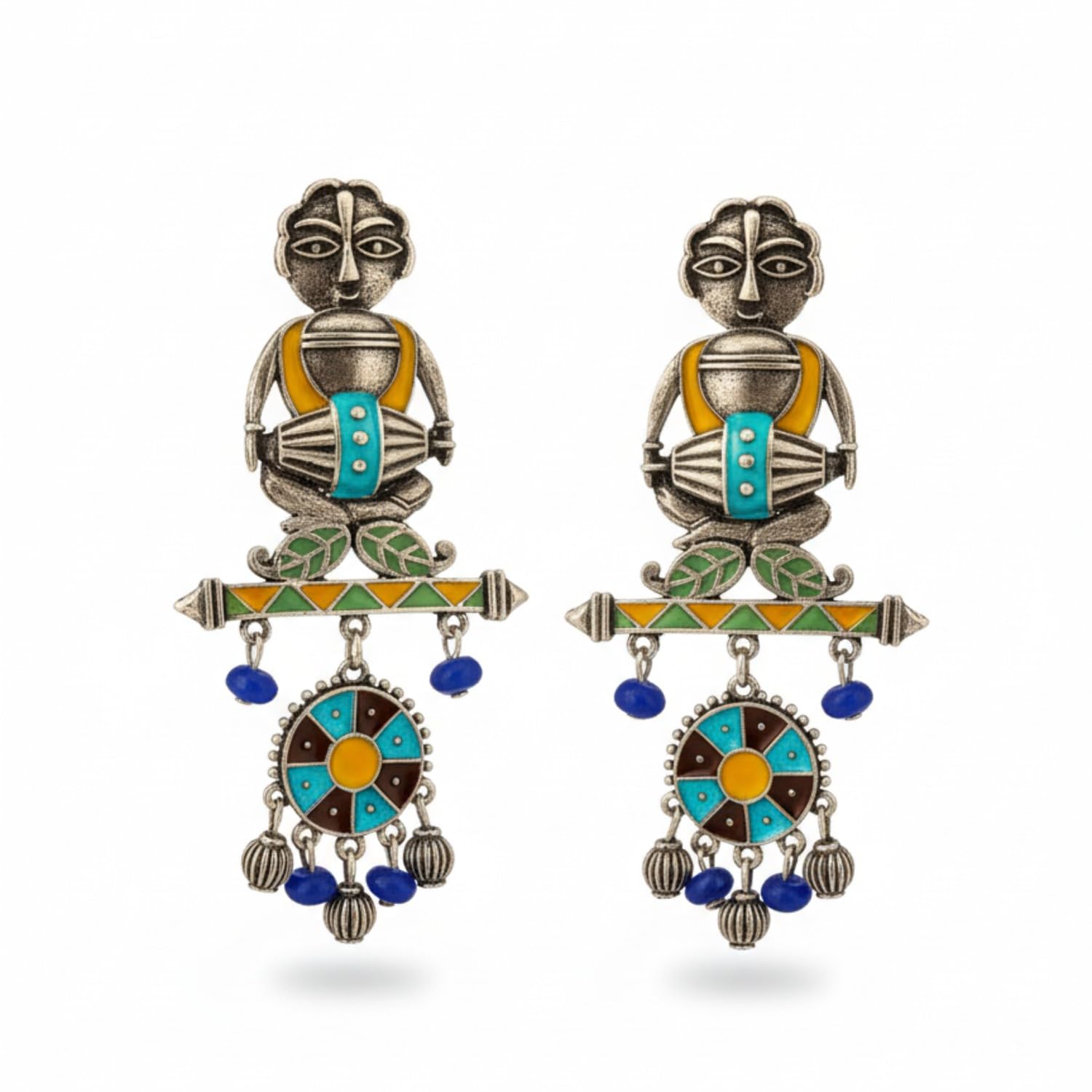 rajasvi BY EVERSTYLISH Village Whirl Tribal Oxidised Earring | Lightweight Jewelry For Women | Party, Festive, Everyday Wear, Wedding & Gifting-picture-46