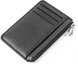 Men's Ultrathin Leather Minimalist Credit Card Holder Wallet