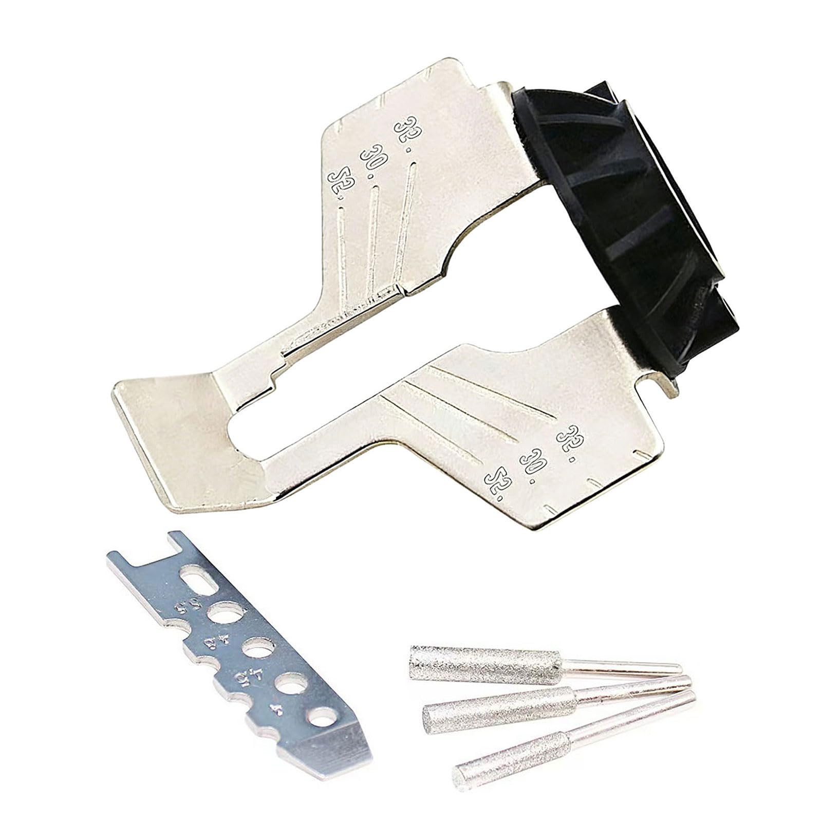 Limtula Black Chainsaw Sharpening Set Electric Chain Polishing Accessories For Chainsaw Teeth Electric Chain Tooth Polishing Rod Hardware Professional Sharpener