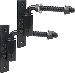 Industrial Heavy Duty Bolt on 3/4" J Bolt Gate Hinge for Large Heavy Driveway