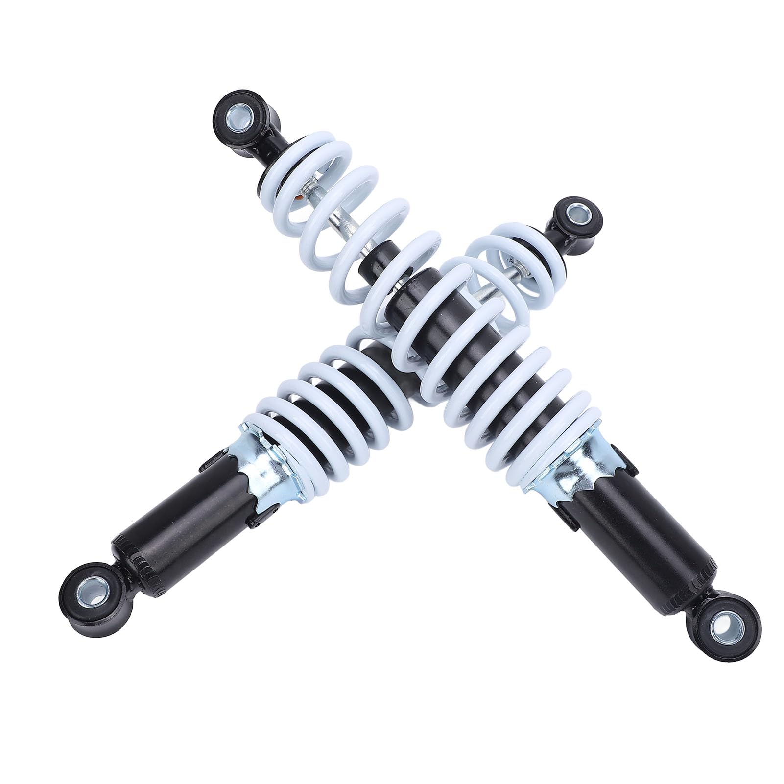 KIMISS Amortiguadores para moto ajustables, para mini dirt bike y scooter, 300mm de longitud, absorción de impactos y de amortiguación regulable, repuesto de suspensión