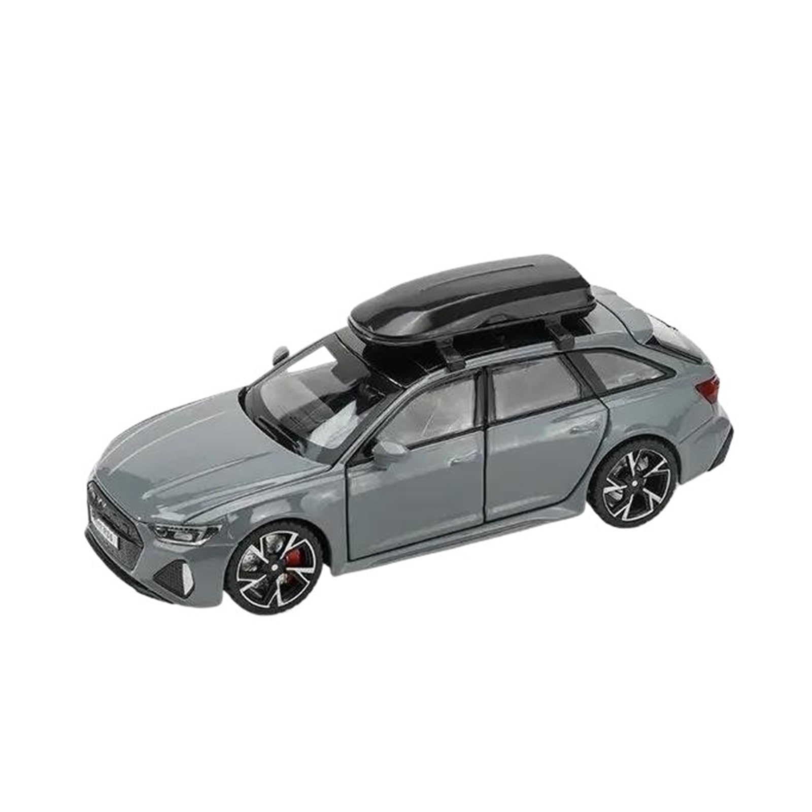 1:32 per RS6 il modello di auto con porte apribili in lega pressofusa | Con suono e luce non includere le batterie(Grey)