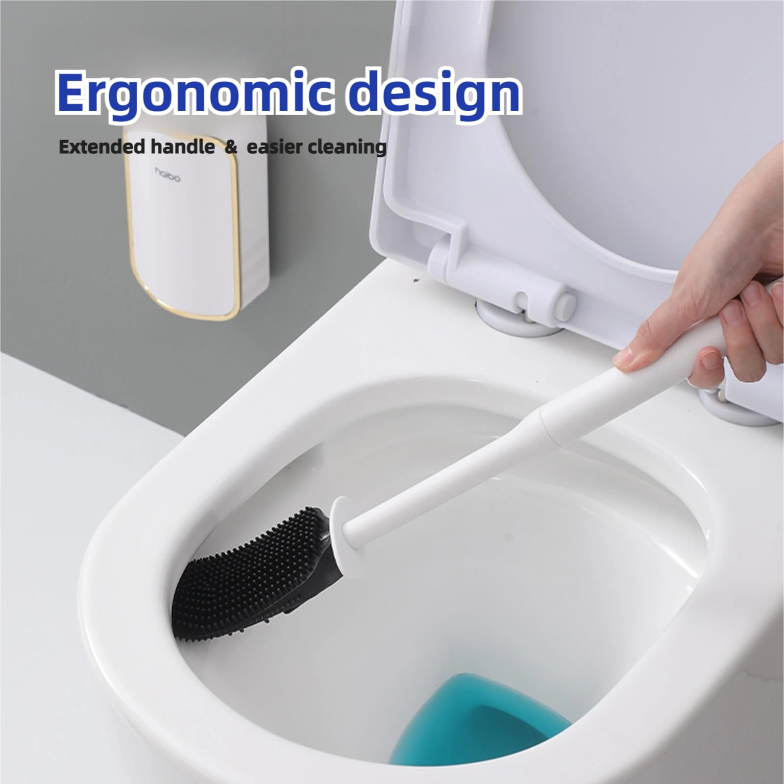 Apexay Toilet Brush And Holder Set, Toilet Brush With