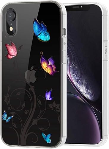 Miniatura 5 de Funda para iPhone XR 2018 para niñas y mujeres, TPU suave y transparente, a prueba de golpes, funda protectora transparente para iPhone XR de 6.1