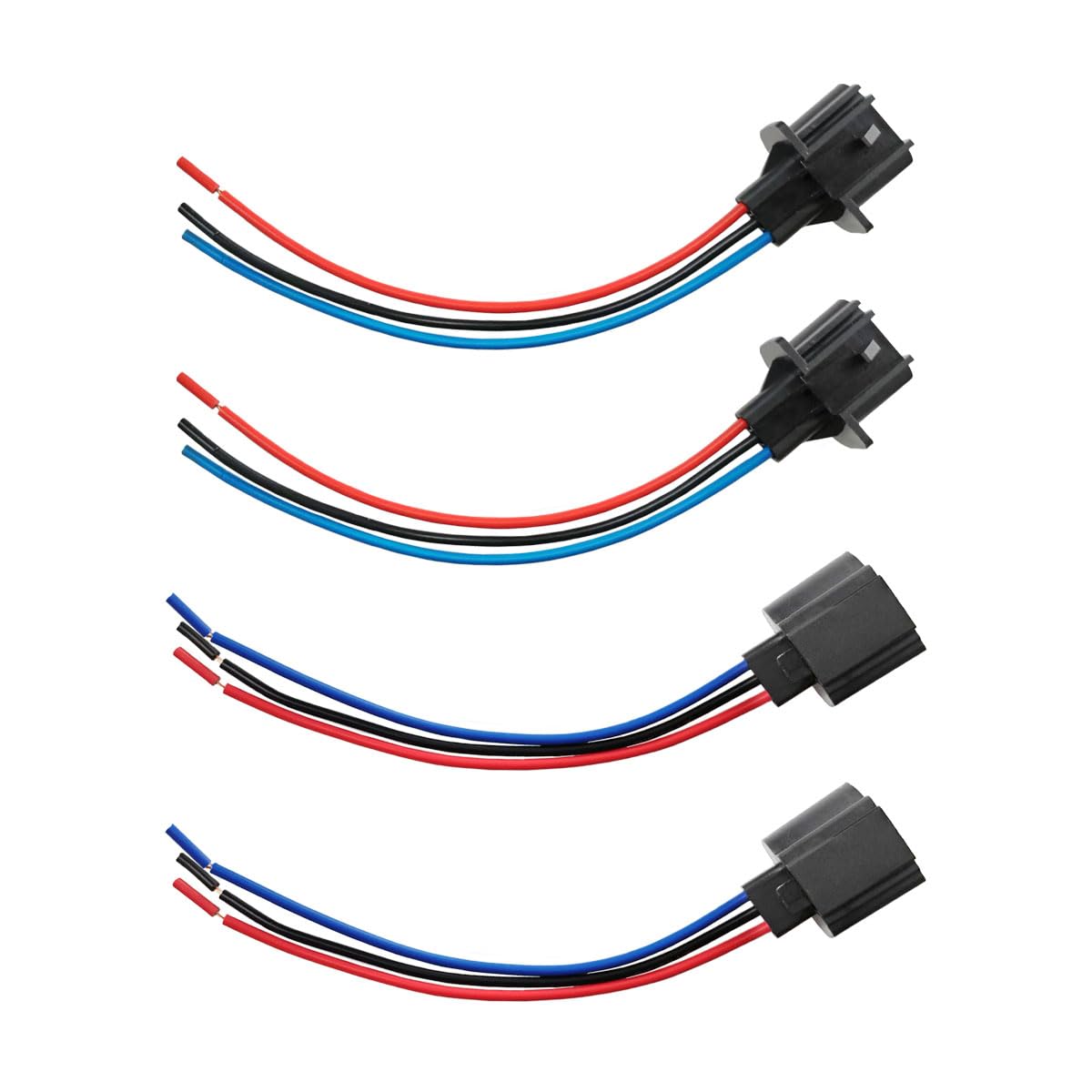 Snapklik.com : 4PCS 9008 H13 Car Headlight Connector, Female & Male ...