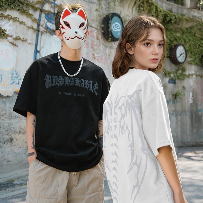 EMMIOL Mens Y2k Baggy Shirts Graphic Tees Oversized Crew Neck Short Sleeve Streetwear Tshirts Summer Tops 2025 - Image 5