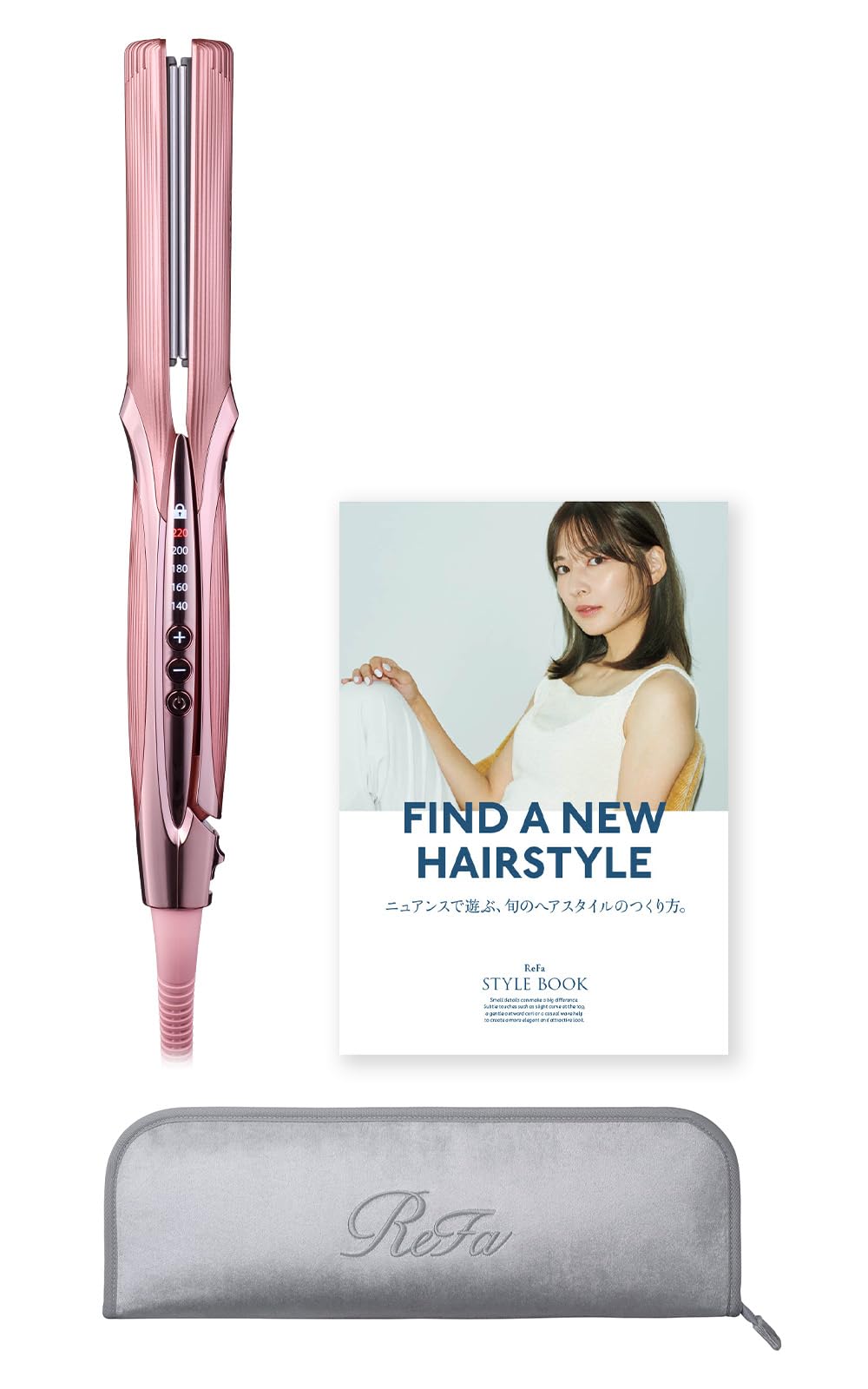 ReFa ストレートヘアアイロン ピンクゴールド 箱付き　新品 Amazon | 【公式ストア限定】 リファ ストレートアイロン プロ