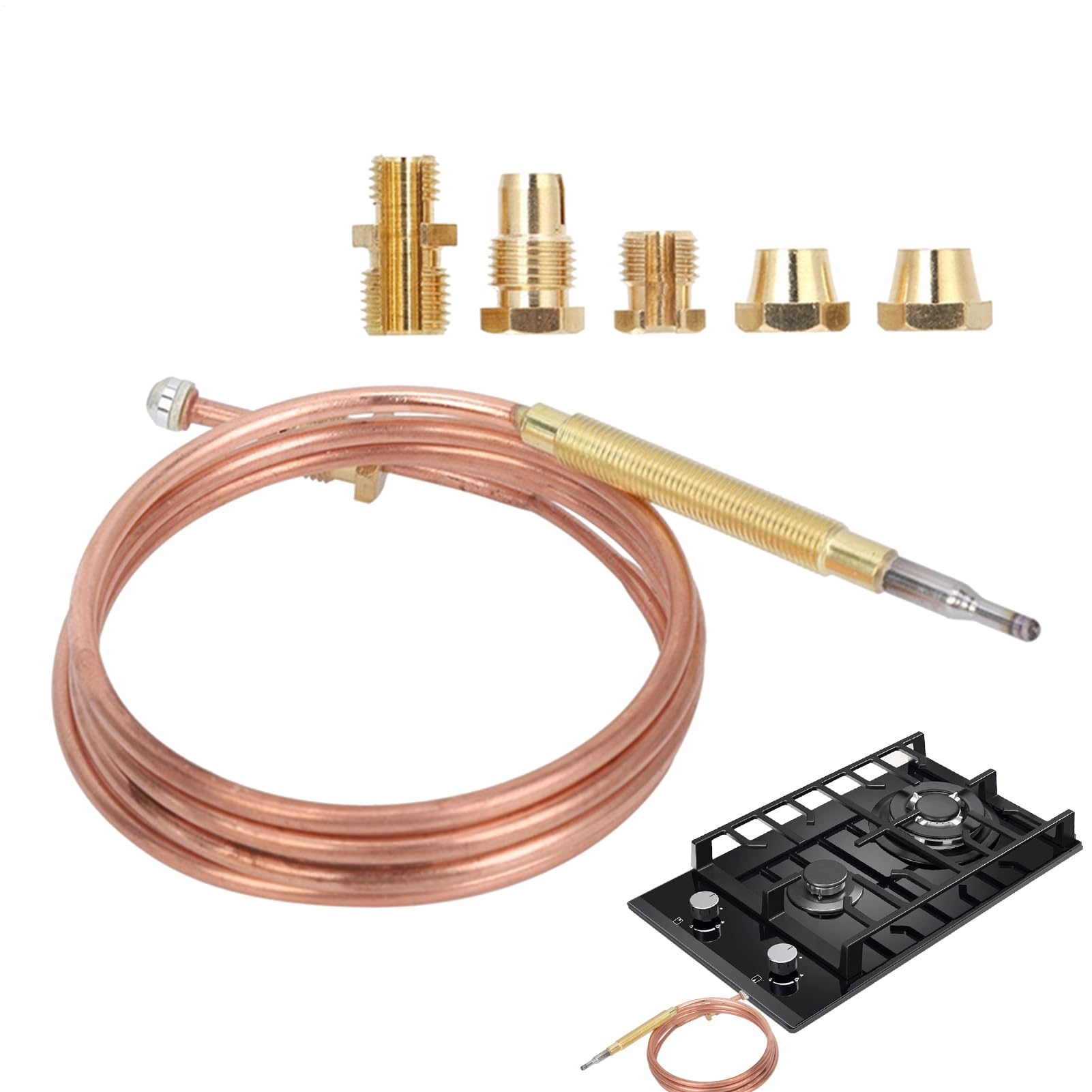 Thermoelement-Flammensensor – Isolierte Messgeräte, Präzisionseinheit, hitzebeständige Konstruktion | Industrielles Sicherheitszubehör für Kessel, F