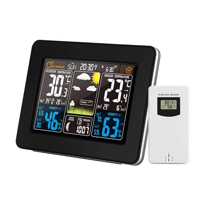 Buy FJ3365 Color Weather Station Indoor/Outdoor Wireless Temperature