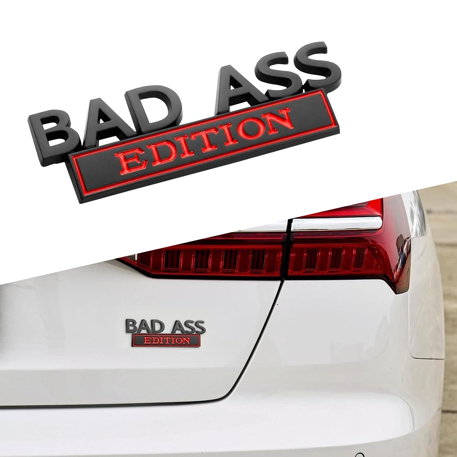Snapklik.com : Car Bad Ass Edition Emblem, Car Exterior Emblems Badge ...