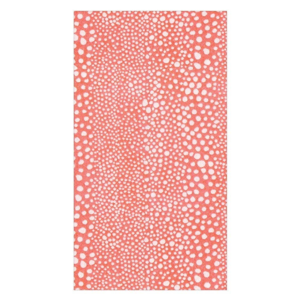 Tovaglioli Cascari Matisse 15 Pz, 3 Strati, Corallo E Arancione, 32x40 Cm, FSC, Biodegradabili