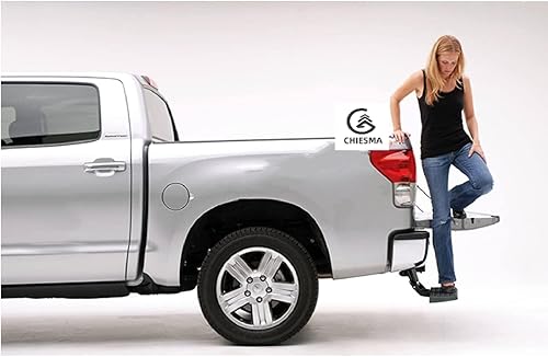 Miniatura 5 de Para F150 BedStep Fit para Ford F-150 2015-2022 plegable camión escalón retráctil parachoques trasero escalón, F150 accesorios exteriores escalones