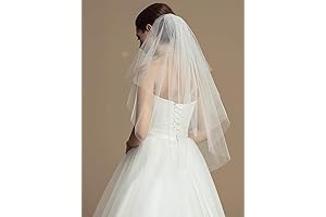2 Tiers Tulle Veil - Bride Wedding Veil