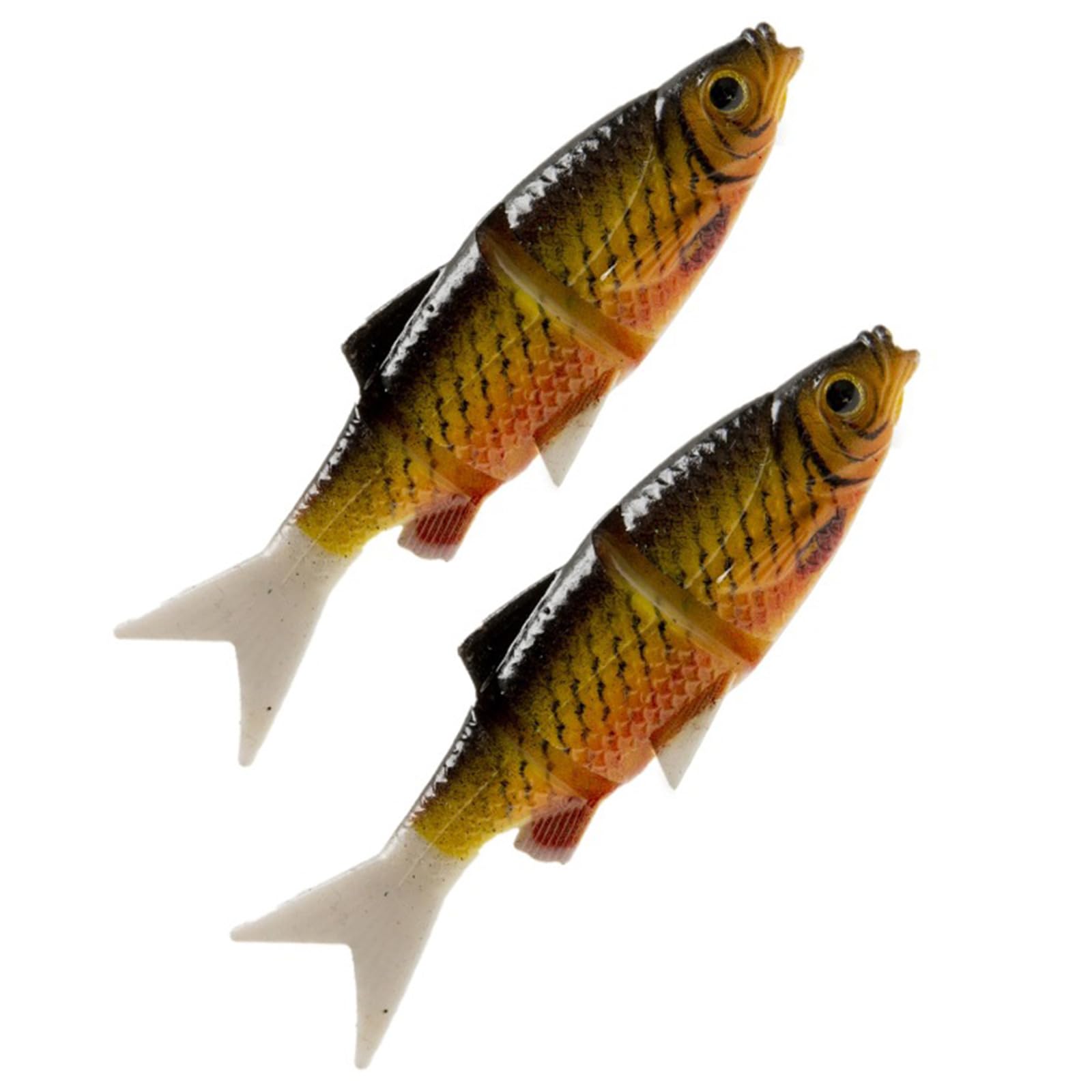 Appâts de pêche, 2 pièces leurres de pêche Multi-articulés coulants lents leurres de Natation appâts Souples artificiels leurres de pêche en eaux Douces en eaux salées(TF03)