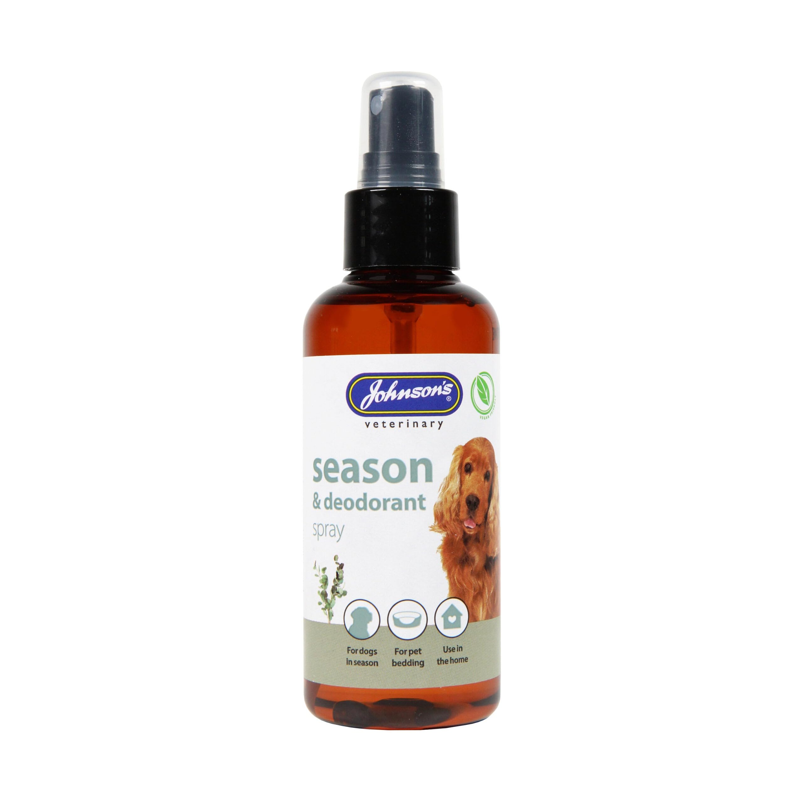 Johnson's Season and Deodorant Spray for Dogs - Protects and Deodorises - 150ml