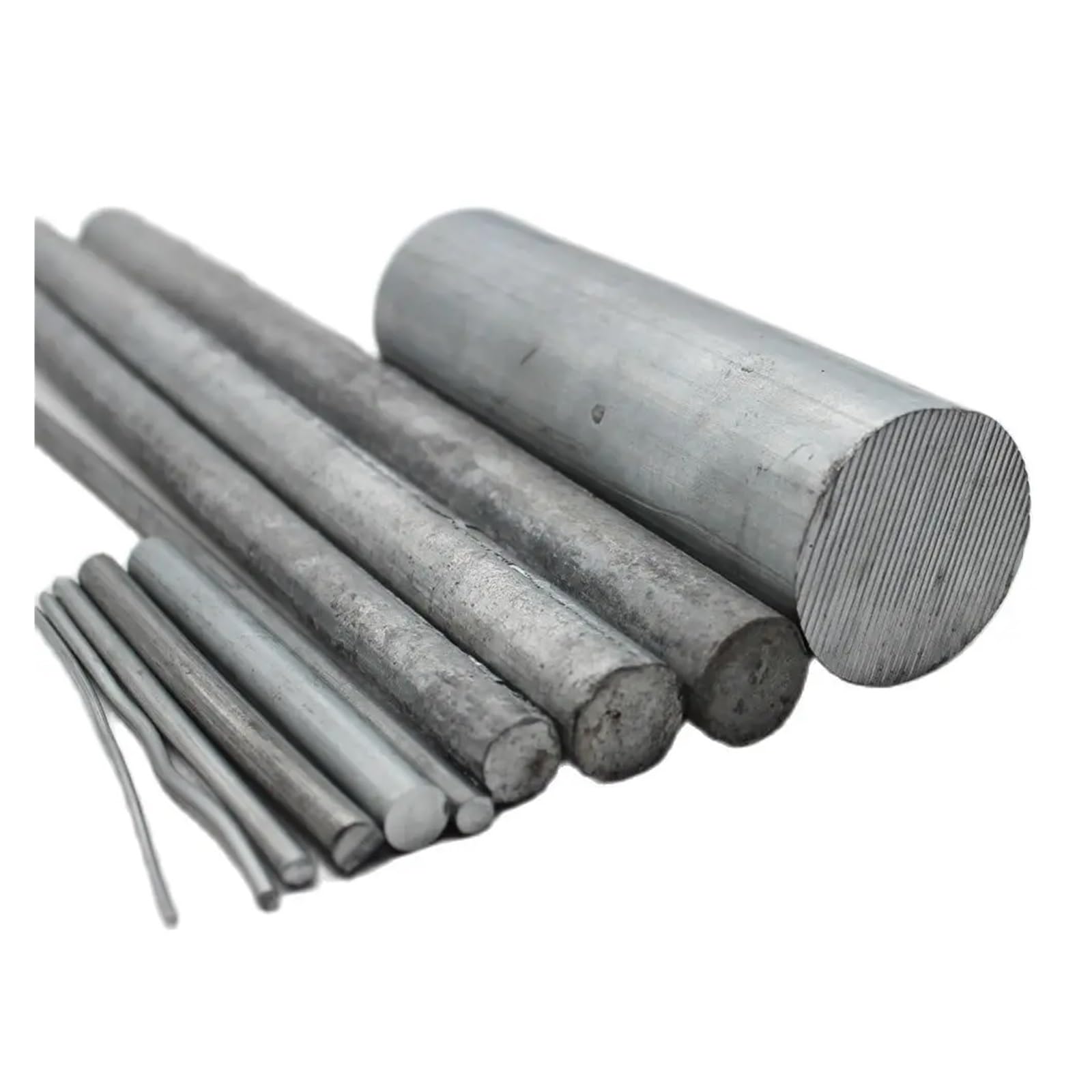 RAHBI Zinkstab, massiver Rundstab, galvanisierte Anodenelektrode, Durchmesser 2 mm bis 55 mm leisurely (Size : Length 500mm 1pc_16mm)