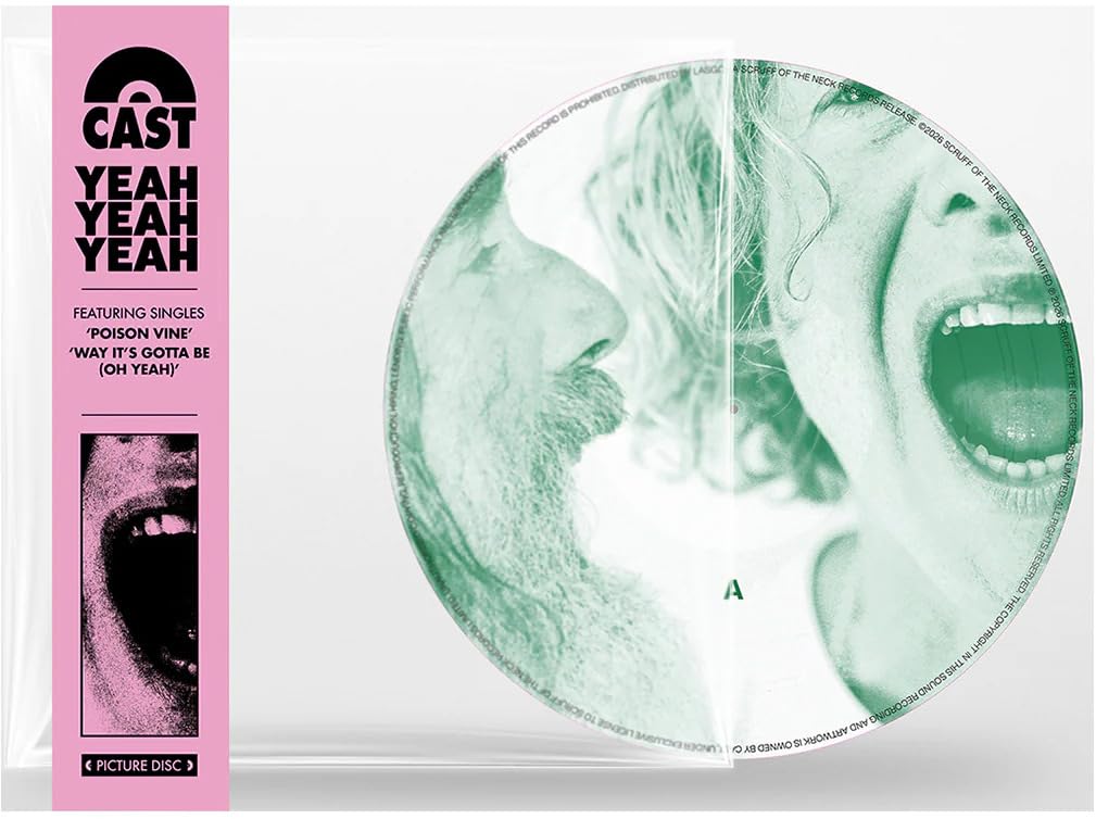 CAST - Yeah Yeah Yeah - Vinyl (picture disc LP with obi-strip)