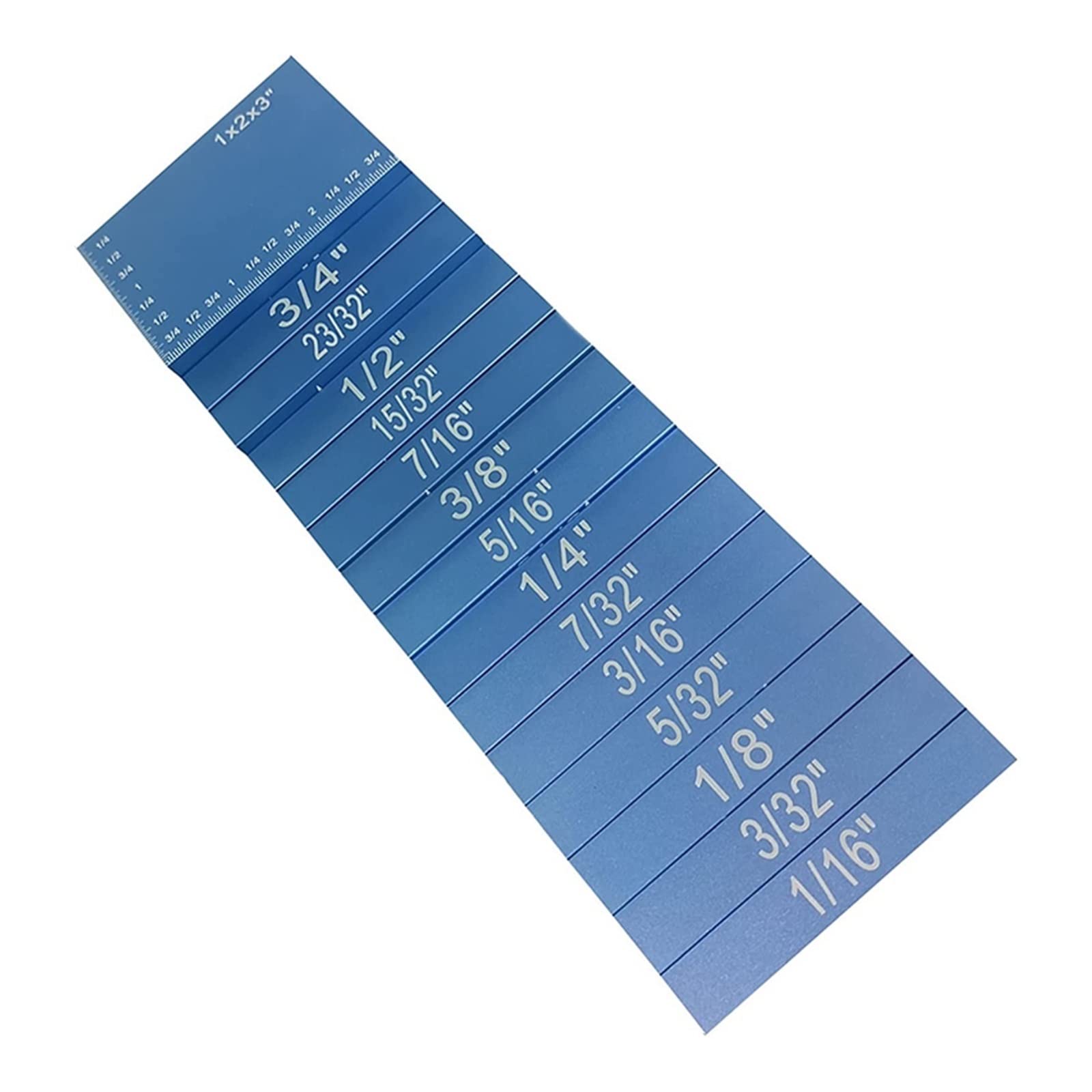 Gauge Block, 15Pcs Gauge Block Set,Precision Aluminum Height Gauges Set Setup Bars,for Router and Table Saw Woodworking Accessories(Beige)