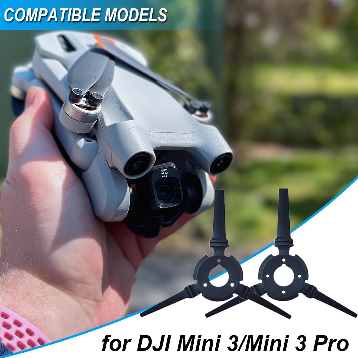 ZHUROUPU Replacement Gimbal Shock Absorption Rubber for Dji Mini 3/Dji Mini 3 Pro - Image 2