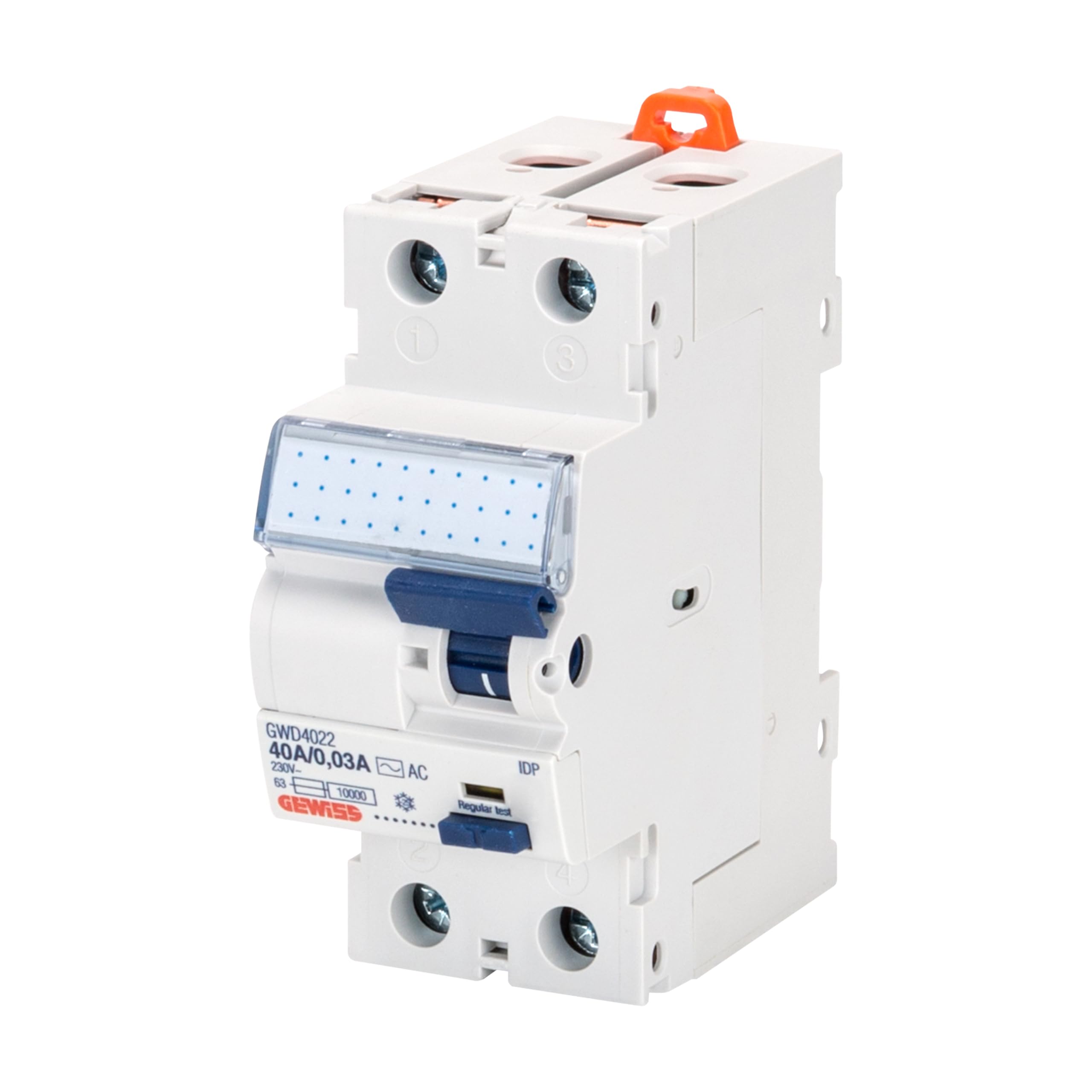Gewiss Power – differenziale IDP 2 poli 40 A instant.ac/0,03 2 moduli
