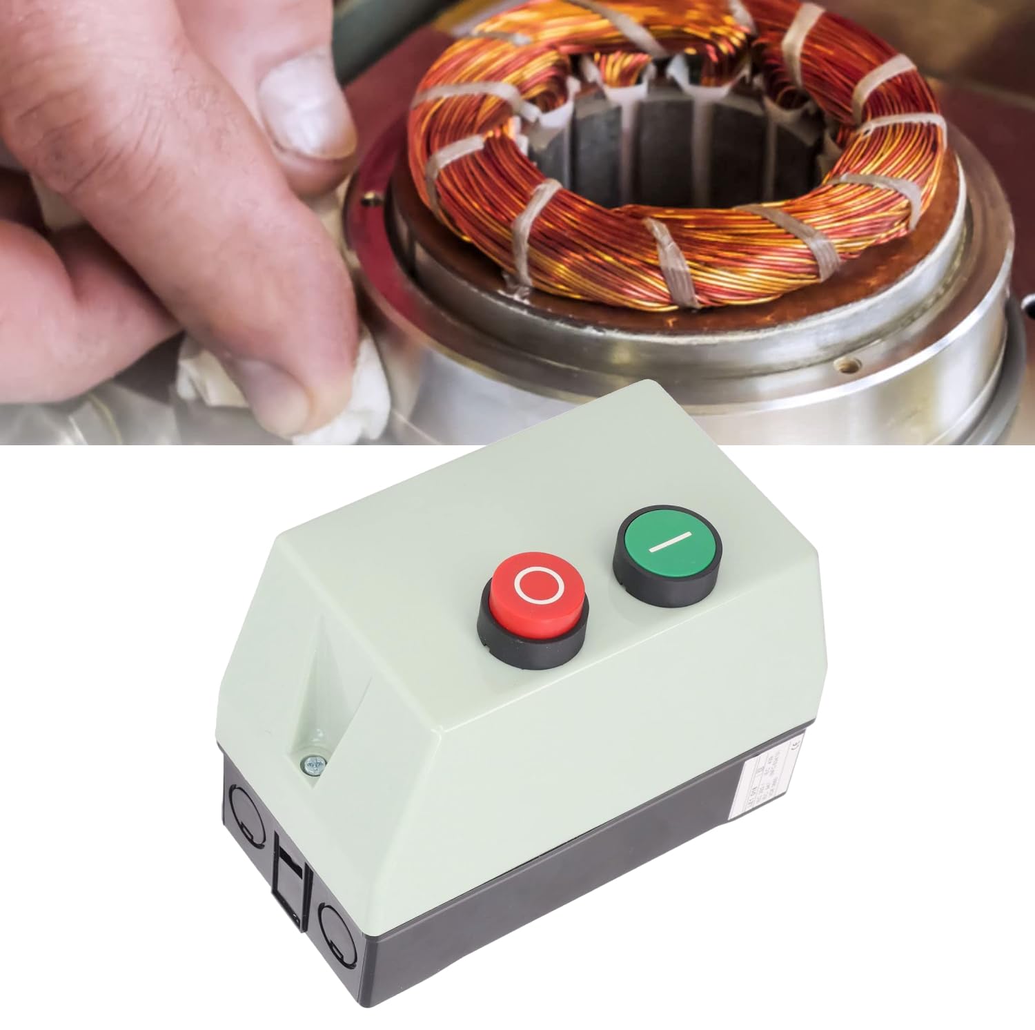 Démarreur magnétique interrupteur de démarrage moteur électrique monophasé 220/230 V 12-18 A 5,5 HP pour compresseur d'air