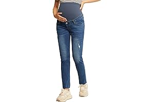 Maternity Straight Jeans: Ultimate Comfort and Style for Expecting Mamas