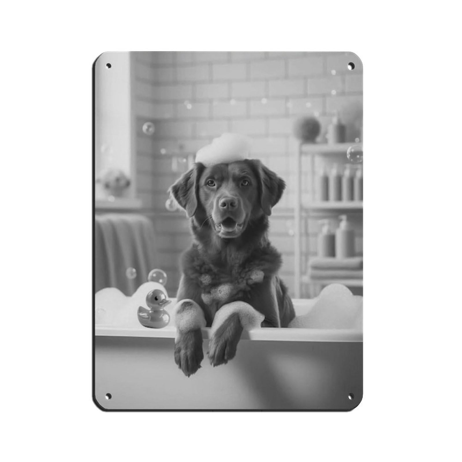 Chesapeake Bay Retriever,poster Retro Poster Metal Tin Sign Chic Art Retro Iron Painting Bar People Cave Cafe Family Garage Poster Wall Decoration 12x16inch(30x40cm)