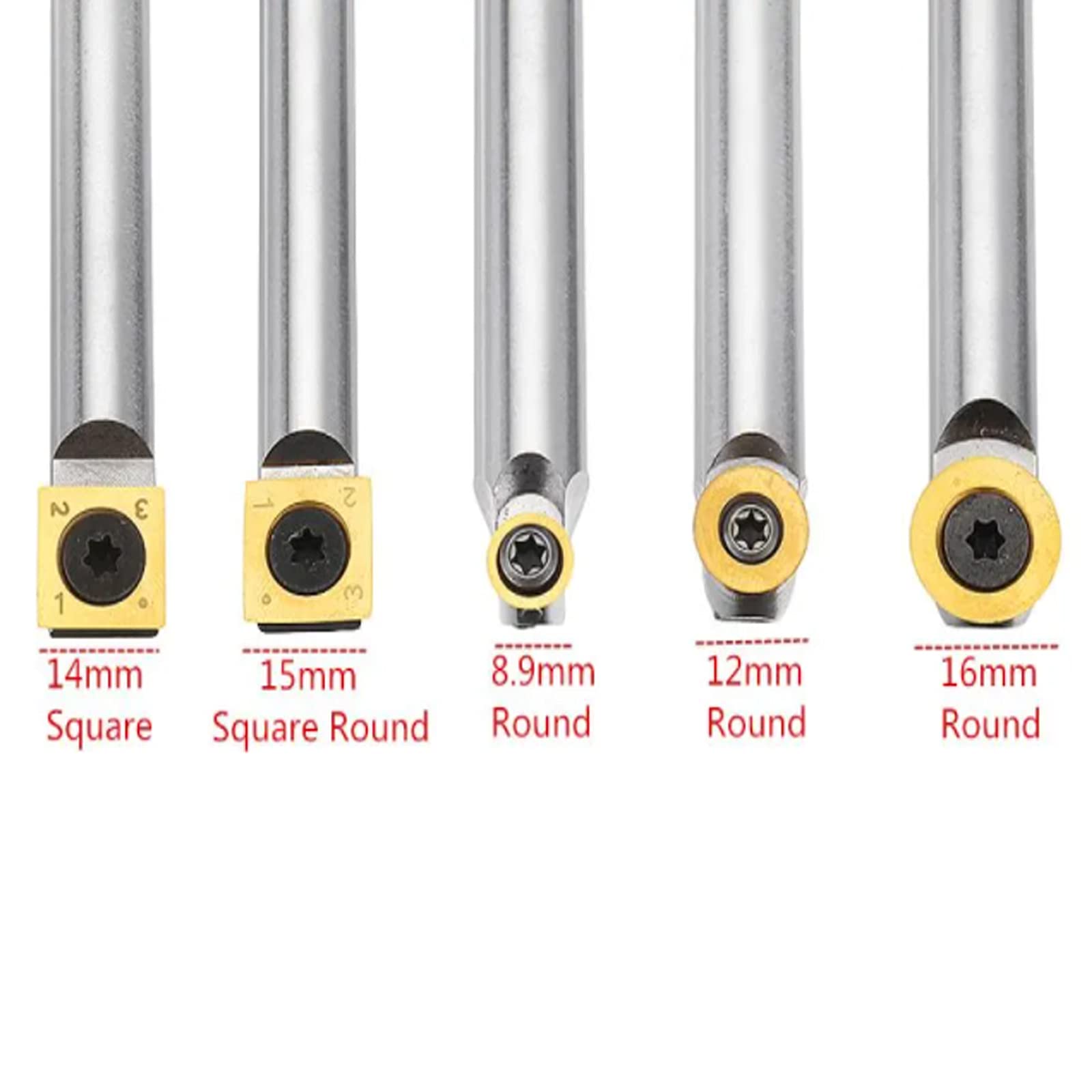 Scalpelli da Legno Professionali Utensili for tornitura del Legno con Titanio