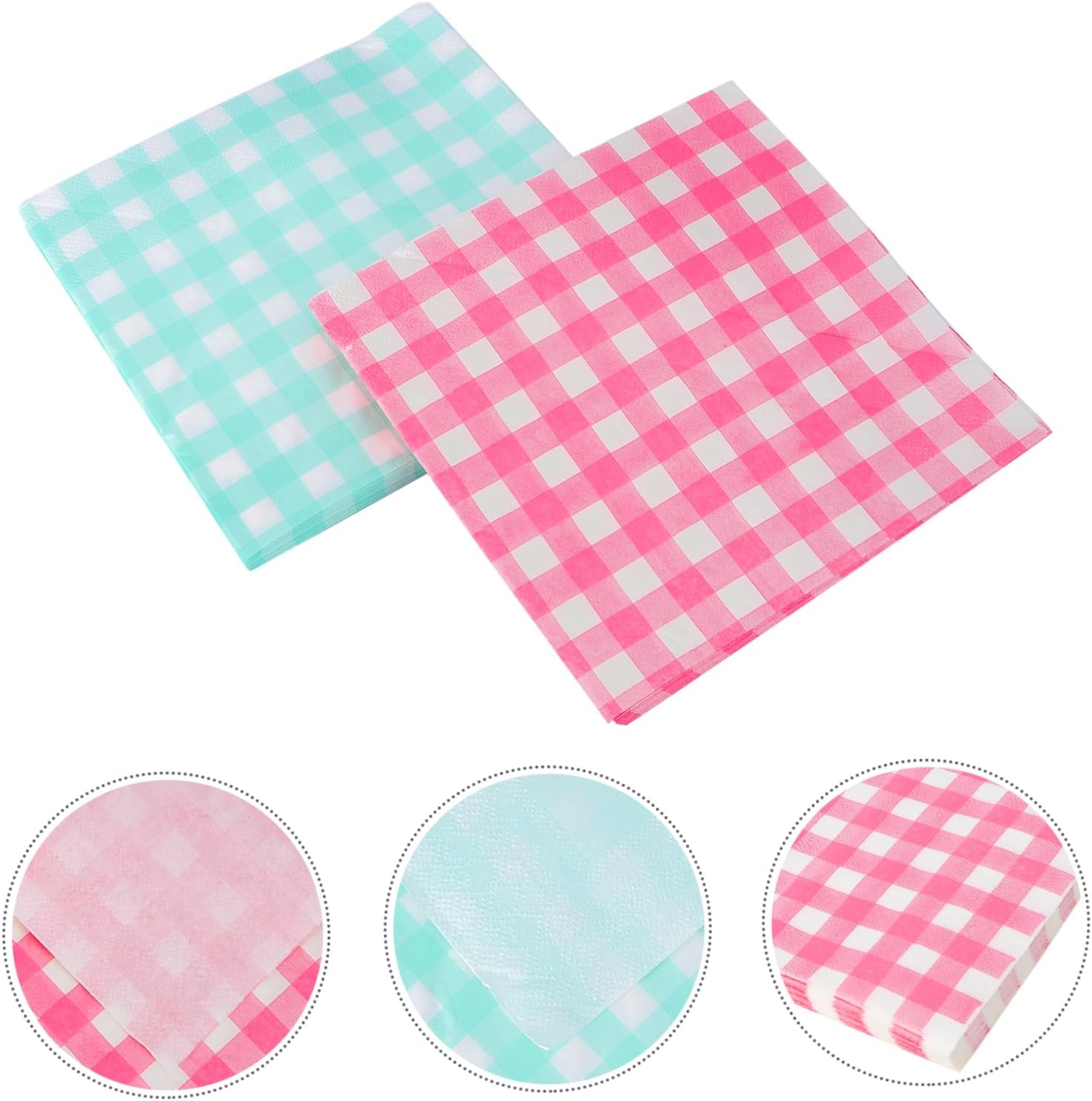 80pcs Pattern Decorative Napkins Vibrant Absorbent Tissue Paper for Parties Weddings Birthdays and Holiday Celebrations and