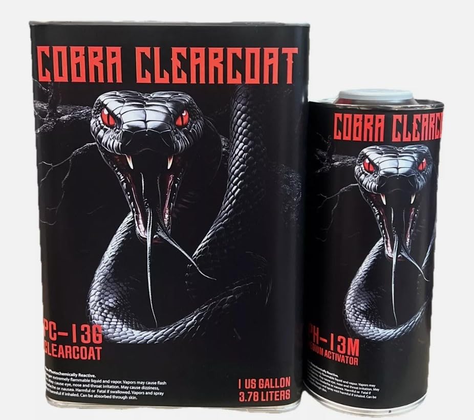 COBRA CLEARCOAT GALLON WITH MEDIUM ACTIVATOR QUART