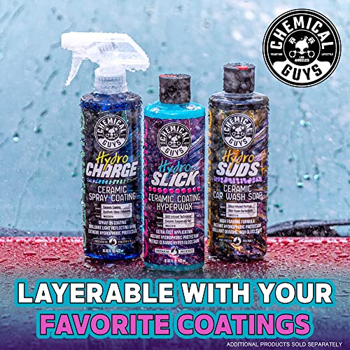 Chemical Guys, HydroSlick HyperWax Ceramic Coating Gel Kit, 6-Piece Set | Ceramic gel lays down deep gloss and hydrophobic protection, with two applicators and three Workhorse towels - image 7