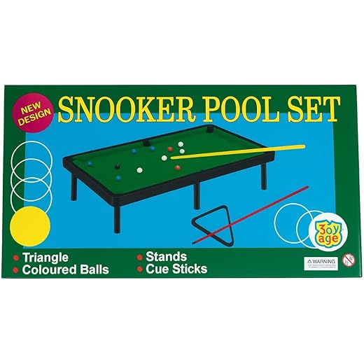 Mini Snooker Pool Table Set