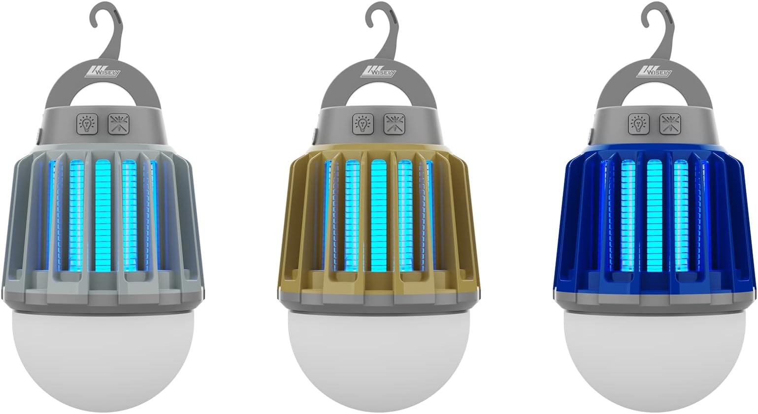 Lampe Anti-moustiques Mozzguard Rechargeable USB | Étanche IPX6 Pour Jardin, Camping | Portatif, Lumière UV Attirante