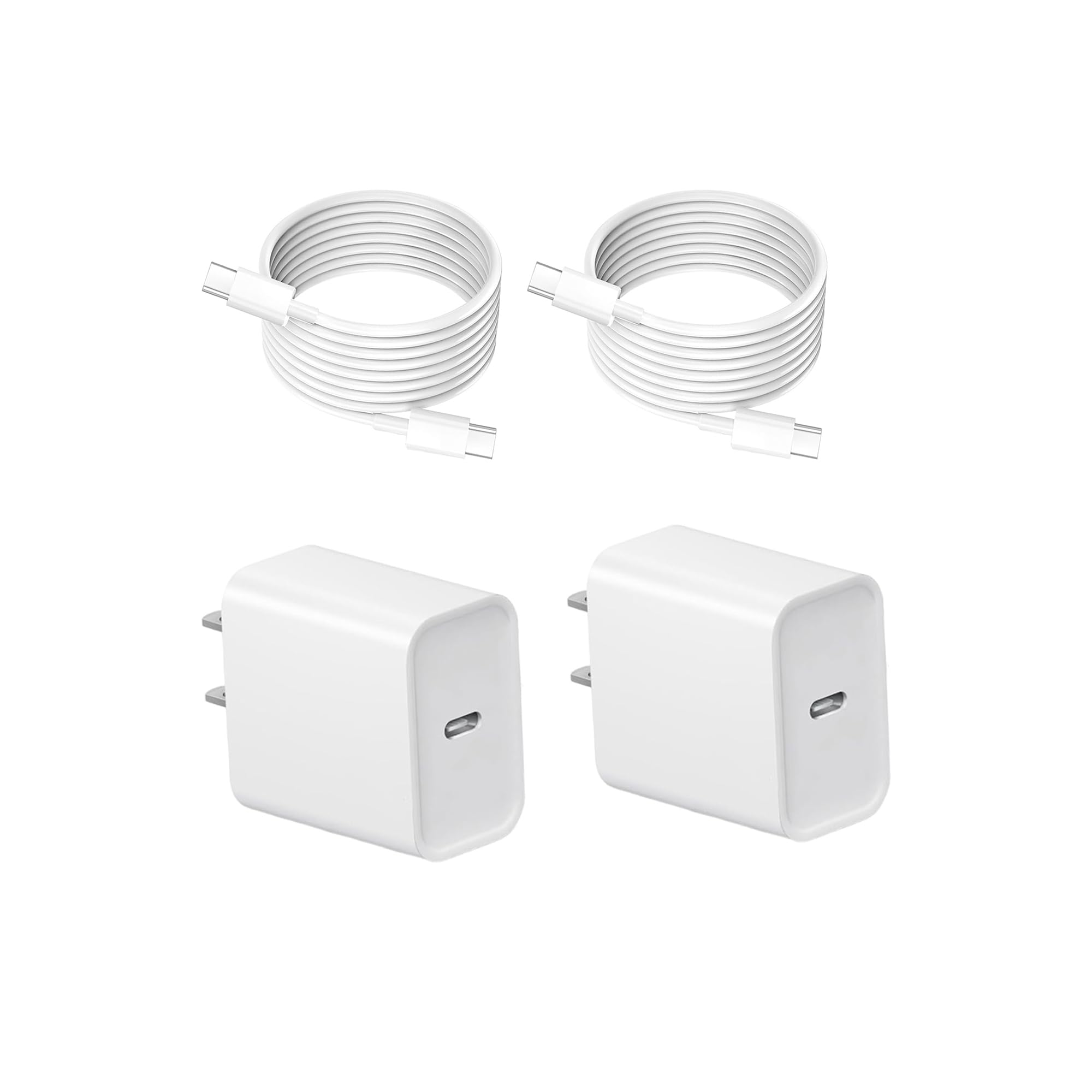 2Pack USB C Wall Charger Block Phone Charger Fast Charging for iPhone 16 16 Pro 16 Pro Max