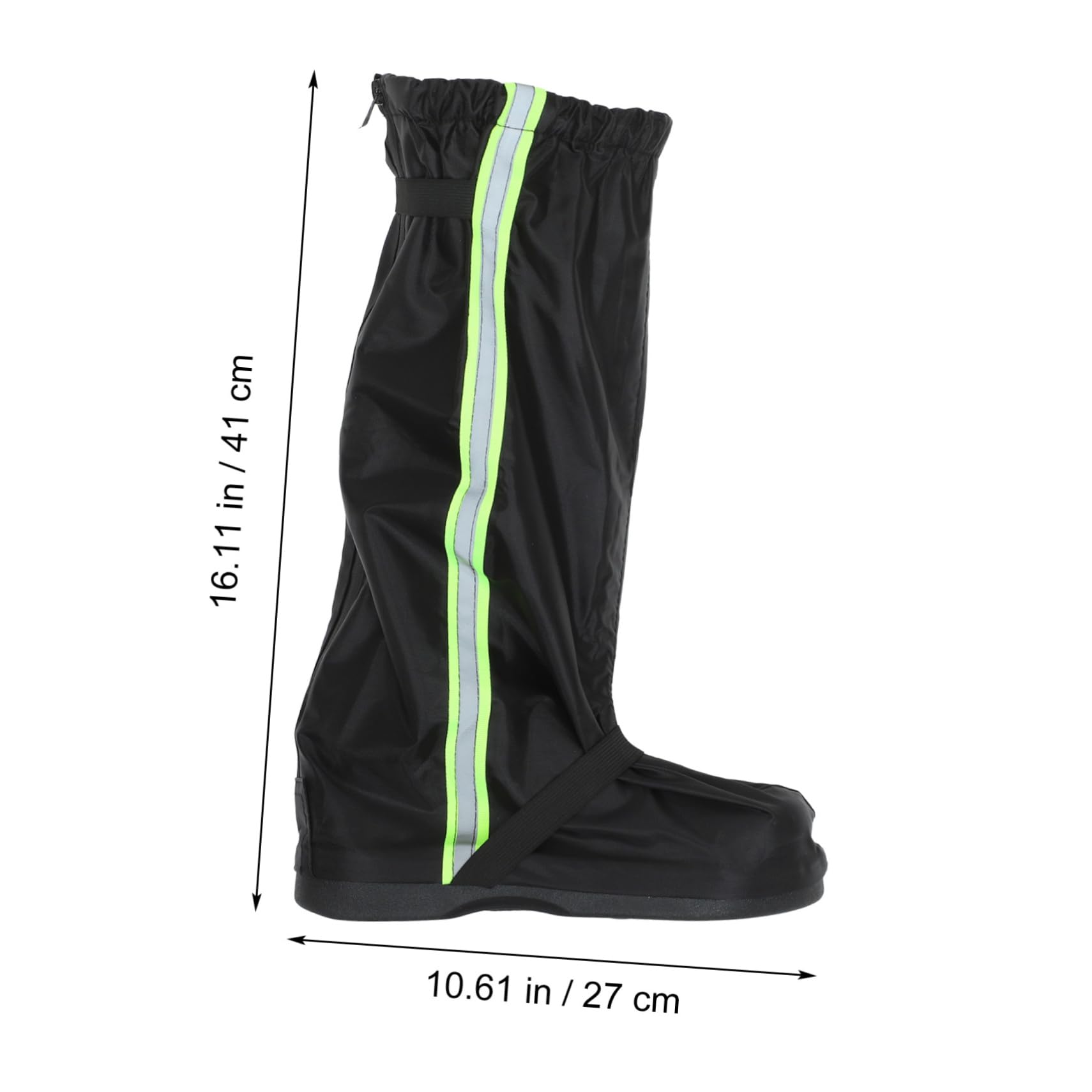 TOBBOMEY 1pair Professional Boot Non- Shoe Protectors for Outdoor Activities High Tube for Travel Camping and Rainy Days