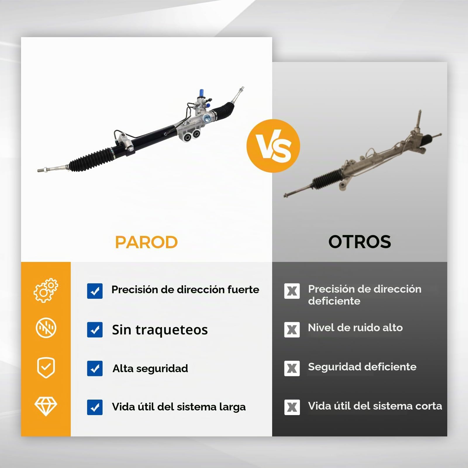 Amazon.com: PAROD 49001EA000 - Conjunto de piñón de cremallera de