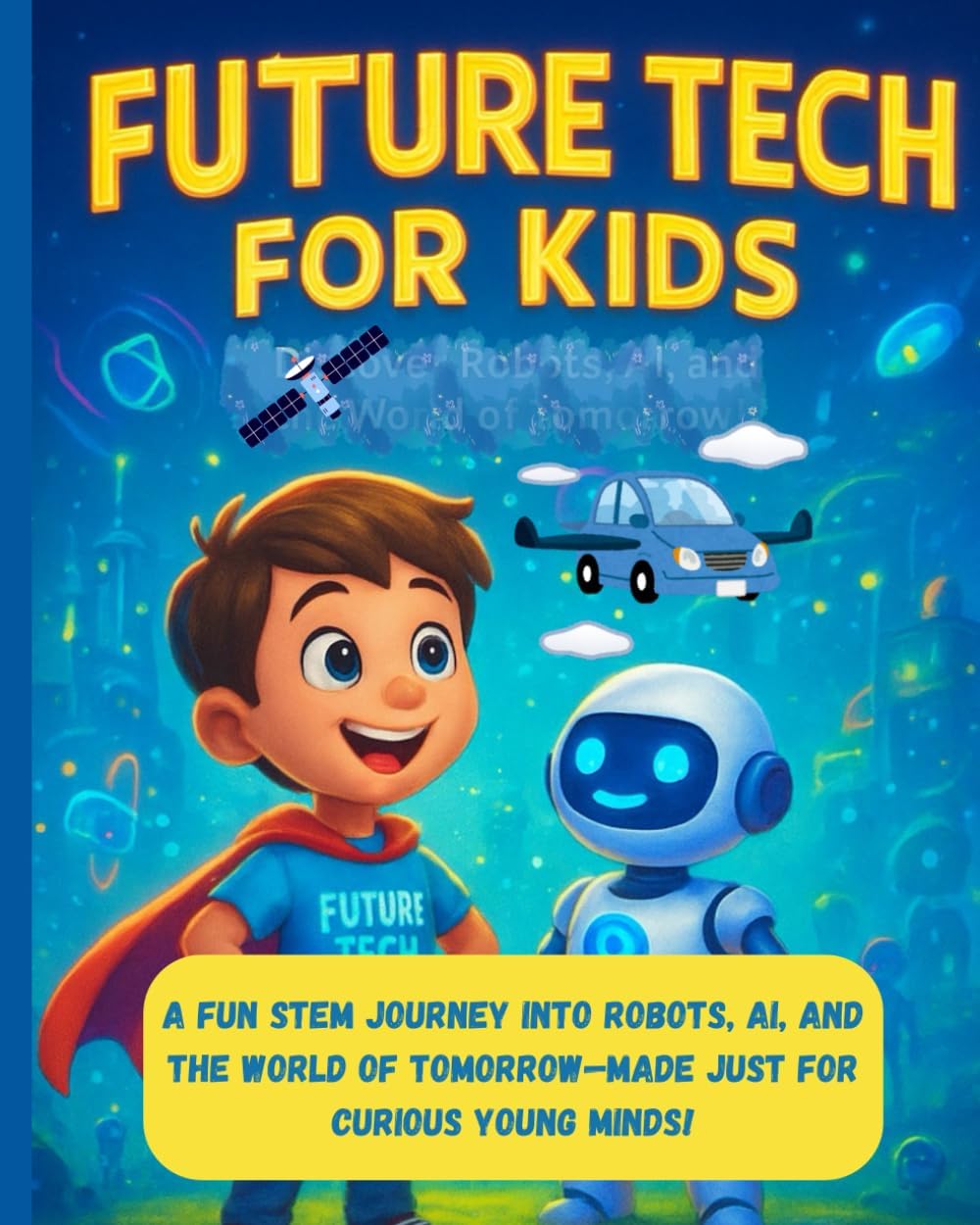 Future tech for kids: A fun STEM journey into Robot's,AI, and the world of Tommorow — made just for curious young minds!