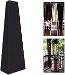 87-Inch Heavy Duty Waterproof Patio Heater Cover for Pyramid/Triangle Tall Outdoor Heaters, Weatherproof Protection for Garden, Deck, and Backyard Use