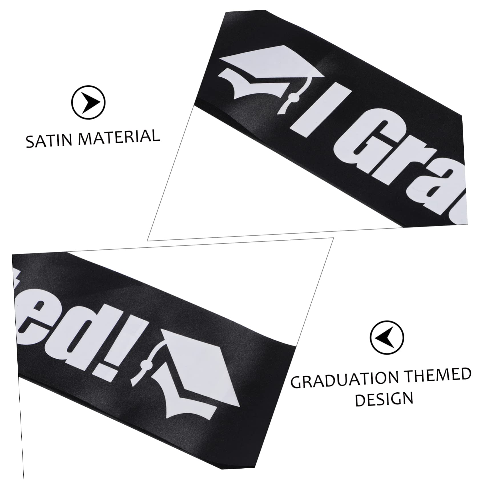 Beaupretty Faja De Correas De Graduación Decoración De Graduación Estola De Graduación Dorada Lei De Graduación Recuerdos De Fiesta De Graduación De Graduación Estola De
